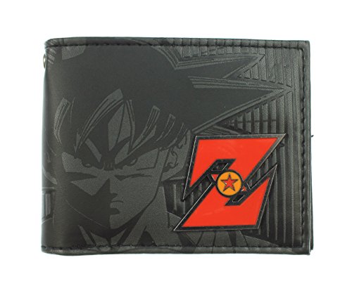 Bioworld Official Wallet- Dragonball Z Goku Metal Badge'Z' Bifold Wallet
