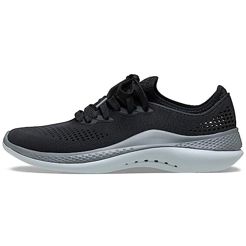 Crocs Men's LiteRide 360 Pacer Sneakers, Black/Slate Grey, 13 Men