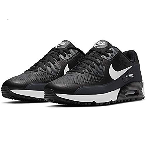 Nike Men's Air Max 90 G Spikeless Golf Shoes, Black/White/Anthracite/Cool/Gray, 10.5