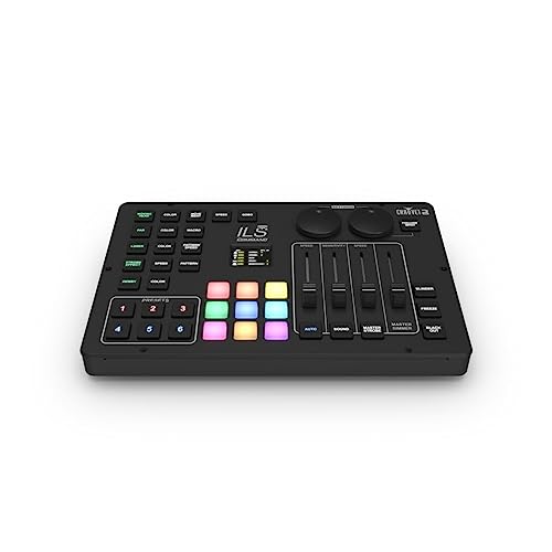 CHAUVET DJ Integrated Lighting System Command Lighting Controller with External Power Supply, USB-C Cable, Onboard Lockout, D-Fi Transmitter Controls, Audio Connector and USB Port