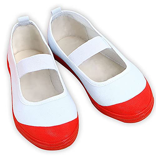 Tkieio Cosplay Shoes Nene Yashiro Cosplay Shoes Prop White-red Dance Shoes Halloween (red-White, Numeric_6)