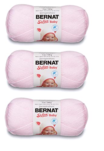 Bernat 166030-2001 Softee Baby Yarn - Solids - Pink