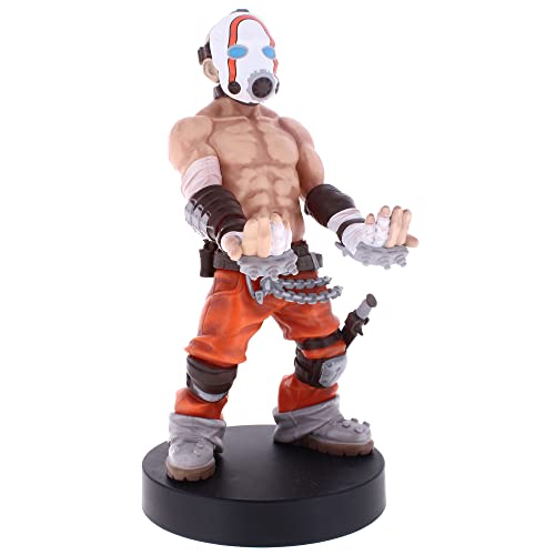 Exquisite Gaming: Borderlands 3: Psycho - Original Mobile Phone & Gaming Controller Holder, Device Stand, Cable Guys, Licensed Figure