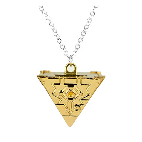 OfficialOtaku Yugi Millennium Puzzle Pyramid Cosplay Pendant Chain Necklace