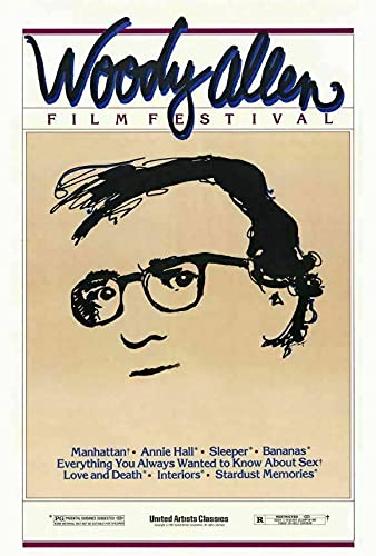 Movie Poster WOODY ALLEN FILM FESTIVAL (1981) Authentic Original Double-Sided - 27x40 - Rolled