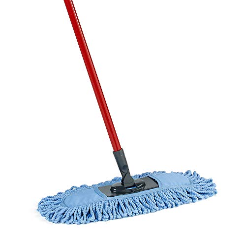 O-Cedar Dual-Action Microfiber Sweeper Dust Mop,Red