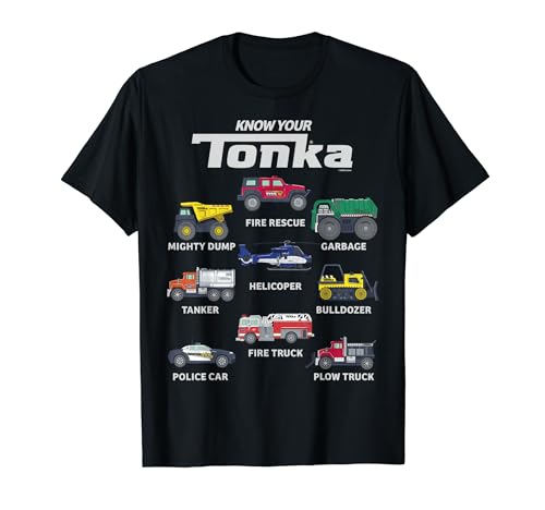 Tonka Know Your Tonka Trucks Vehicle Textbook T-Shirt