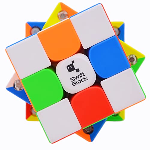 Bukefuno GAN Swift Block 355S 3x3 Magnetic Speed Cube 2023 Educational Magic GAN Swift Cube 355 S 3x3x3 Stickerless Cube