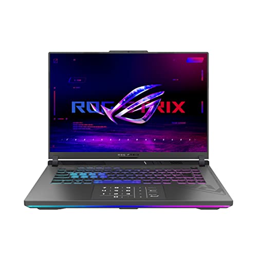 ASUS ROG Strix G16 (2023) Gaming Laptop, 16” Nebula Display 16:10 QHD 240Hz, GeForce RTX 4050, Intel Core i9-13980HX, 16GB DDR5, 1TB PCIe SSD, Wi-Fi 6E, Windows 11, G614JU-ES94,Eclipse Gray