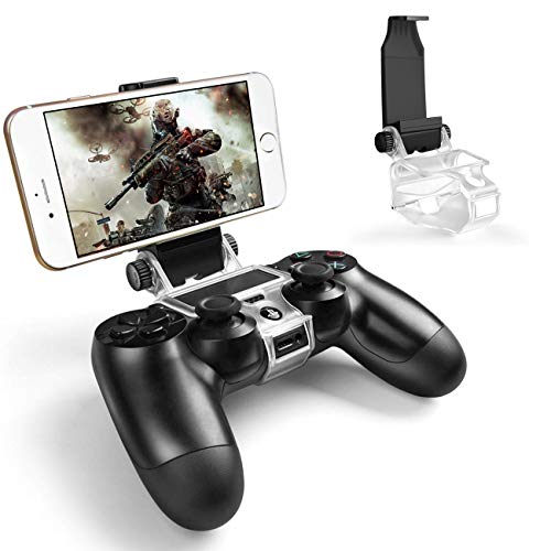 Megadream Mobile phone Gaming Clip, Controller Phone Mount Support Holder Clamp for PS4/Xbox Series/Xbox One/Samsung Galaxy S8/IOS/Android-Maximum 6 inch Phone