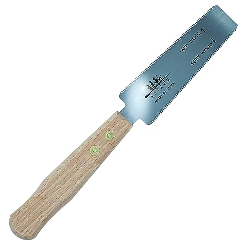 SUIZAN Japanese Flush Cut Saw Small Hand Saw 120mm Pull Saw for Hardwood and Softwood Woodworking Tools Trim Saw