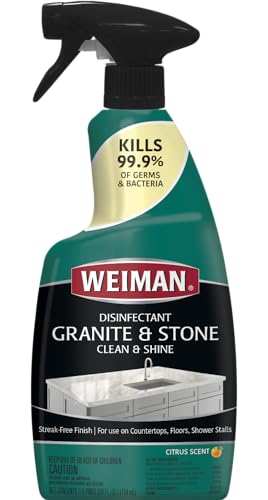 Weiman Disinfectant Granite Daily Clean & Shine, 24 Fl Oz (Pack of 1)