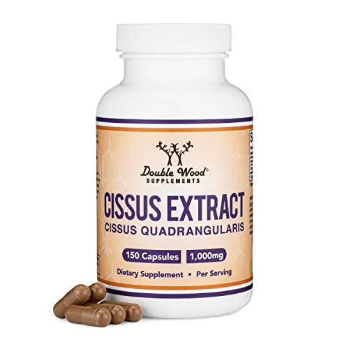 Cissus Quadrangularis Super Extract, 150 Capsules, Manufactured in The USA, Dietary Supplement for Joint and Tendon Pain, 1000mg Serving Size