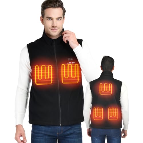 LEAPSEE Heated Vest for Men With Battery Pack Included,Lightweight Electric Heating Vest