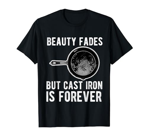 Cast Iron Pan Lover Frying Skillet Funny Cooking Chef T-Shirt