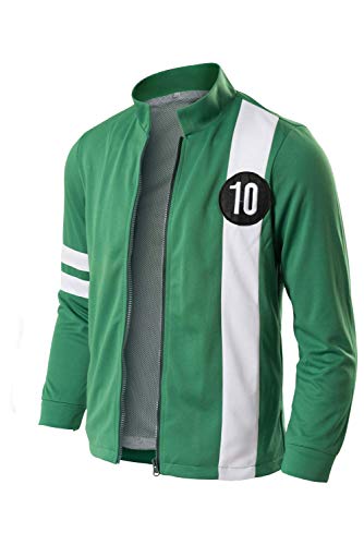 HAOCOS Kids Adult Tennyson Alien Swarm Ryan Kelly Green Synthetic Jacket Kids 6-8