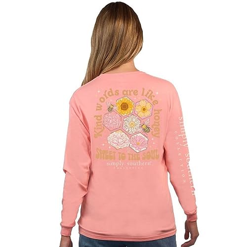 Simply Southern | Kind Words | Preppy and Stylish Women’s Reef Relaxed-Fit Large Long Sleeve T-Shirt