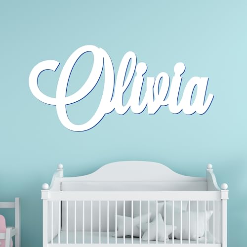 Wooden Custom Name Sign, Nursery Name Sign, Family Name Signs, Choice of Size & Fonts!