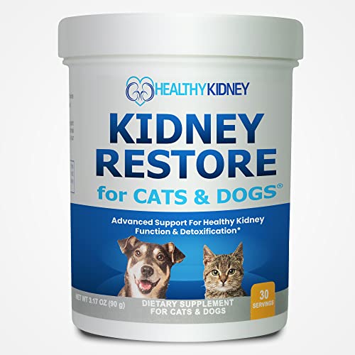 Cat and Dog Kidney Support, Natural Renal Supplements to Support Pets, Feline, Canine Healthy Kidney Function and Urinary Tract. Essential for Pet Health, Pet Alive, Easy to Add to Cats and Dogs Food