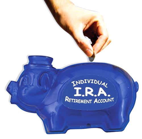 Forum Novelties Officially Retired Retirement Party IRA Account Piggy Bank Gag Gift