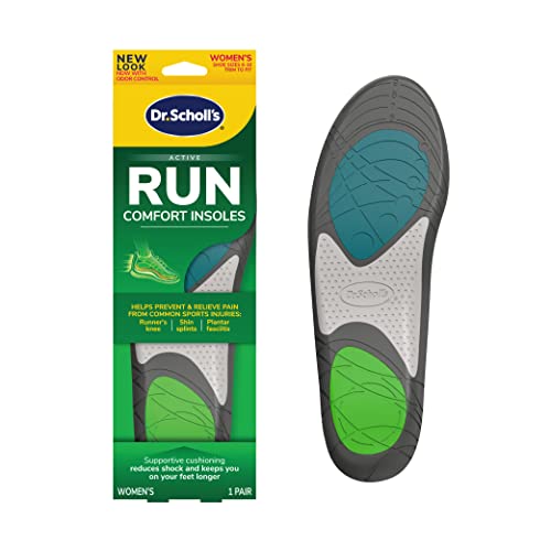 Dr. Scholl's Run Active Comfort Insoles,Women's, 1 Pair, Trim to Fit Inserts