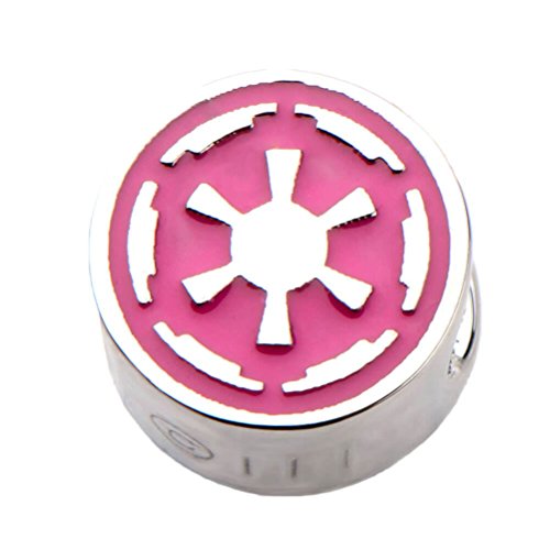 Star Wars Pink Galactic Empire Symbol Bead Charm