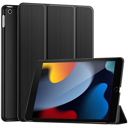 ProCase Smart Case for iPad 10.2 Case iPad 9th 8th 7th Generation Case, Hard Back Protective Cover iPad Case for iPad 10.2 Inch – Black