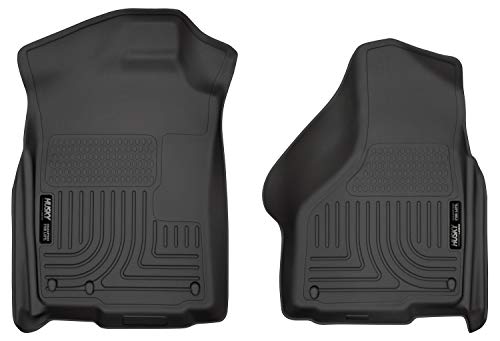 Husky Liners - Weatherbeater | Fits 2002 - 2018 Dodge Ram 1500 Quad Cab, 2003 - 2009 Ram 2500/3500 Quad/Mega Cab, 2003 - 2017 Ram 2500 Standard Cab - Front Liners - Black, 2 pc. | 18031