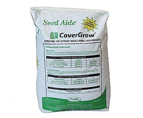 Profile Products Seed Aide - Cover Grow, Water Retaining Seed Starting Mulch - 40 LBS