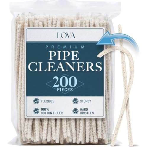 Pipe Cleaners Bulk (200 Hard Bristle) Easily Cleans and Craft! Arts and Crafts, Glass and Pipe Smoking, Glass Pipe Cleaner, Pipe Cleaner for Cleaning, Glass Pipes Smoking, Pipecleaners