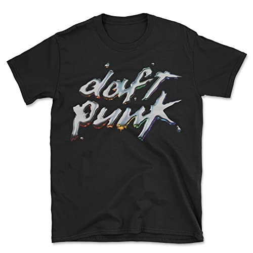 Design Multiverse Discovery Hip Hop EDM House Music T-Shirt Inspired by Daft Punk Black