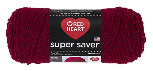 Red Heart Super Saver Yarn-Burgundy