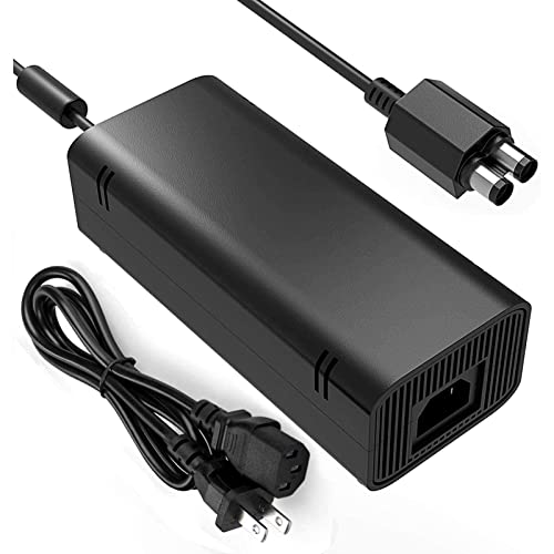 YCCSKY Power Supply for Xbox 360 Slim AC Adapter, Non-OEM Replacement, Global Voltage, LED Indicator, 135W, 12V-10.83A