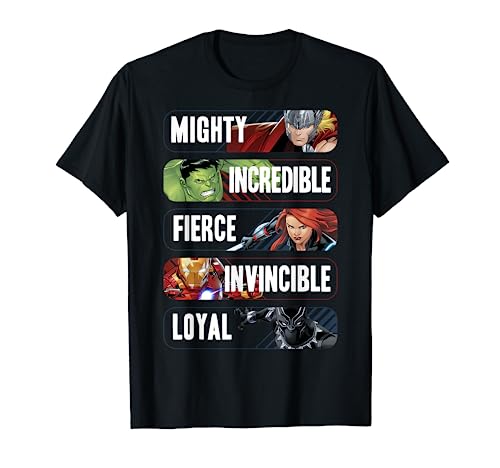 Marvel Avengers Inspirational Group Shot Graphic T-Shirt T-Shirt