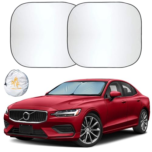 EcoNour Car Windshield Sun Shade Foldable | Front Windshield Shade for Sun, Heat and UV Rays | Sunshade for Car Front Window and Interior Sun Protection | Medium (28 x 31 inches)