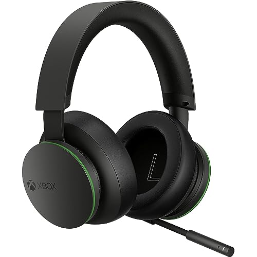 Microsoft Xbox Wireless Headset - Bluetooth Connectivity - for Xbox Series X|S, XBX1, & Windows 10 - Feat. Auto- mute & voice isolation - Comfortable intuitive design - Up to 15 hr battery life