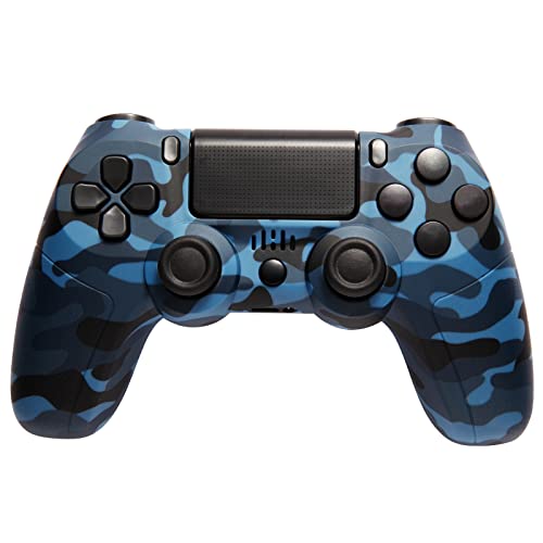 LAHONTY Wireless Game Controller for P4, Remote Gamepad Compatible with P4/Slim/PC/Pro with Dual Vibration/Analog Sticks/6-Axis Motion Sensor