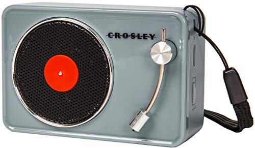 Crosley CR3029A-TN Portable Mini Turntable Bluetooth Speaker, Tourmaline