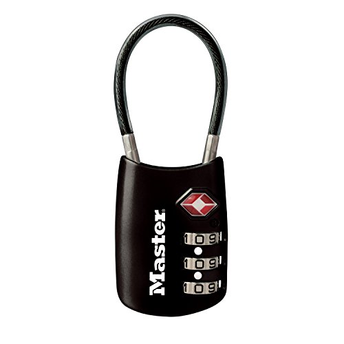 Master Lock TSA Set Your Own Combination Luggage Lock, TSA Approved Lock for Backpacks, Bags and Luggage, Assorted Colors