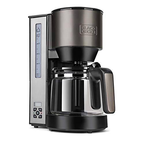Black+Decker BXCO870E Kaffeebereiter, 1000, Edelstahl, 1.25 liters