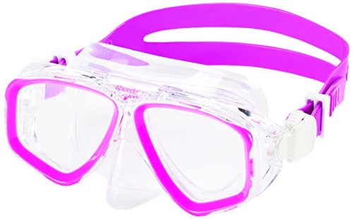 Speedo Unisex-Youth Adventure Swim Mask Junior , Pink Frost
