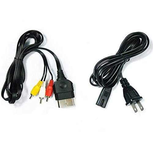 AV Cable and AC Power Cord for Xbox