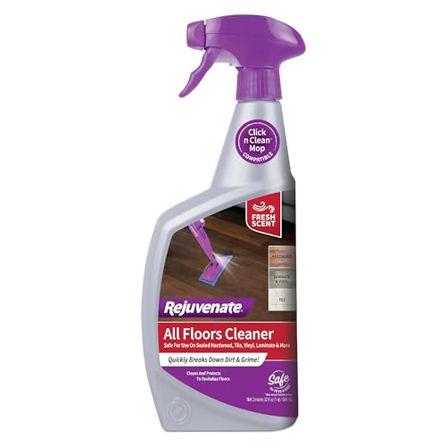 Rejuvenate High Performance All-Floors and Hardwood No Bucket Needed Floor Cleaner Powerful PH Balanced Shine with Shine Booster Technology Low VOC Best in Class Products 32oz