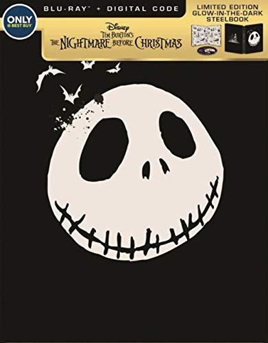 The Nightmare Before Christmas 25th Anniversary Limited Edition Glow In The Dark Steelbook Blu-ray