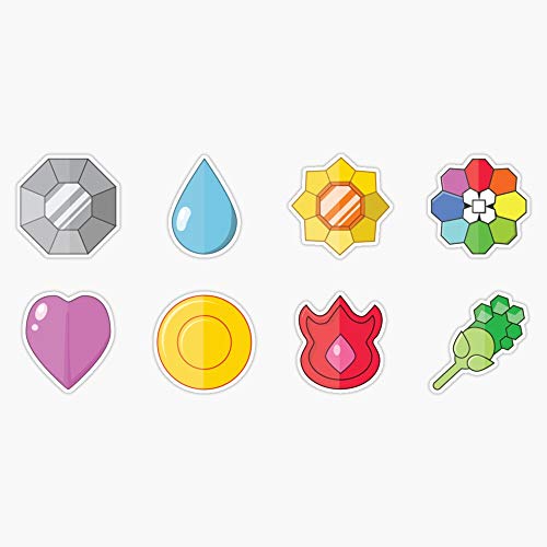 Kanto Badges (Sticker Set) Sticker Decal Vinyl Bumper Sticker Decal Waterproof 5'