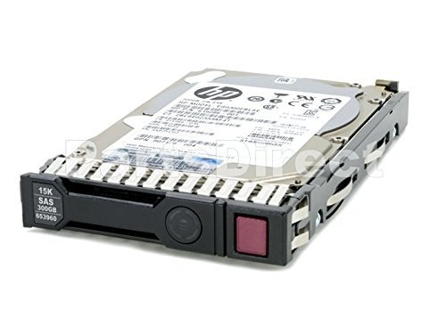 653955-001-SC HP G8 G9 300-GB 6G 10K 2.5 SAS SC [2 Pack] (Certified Refurbished)