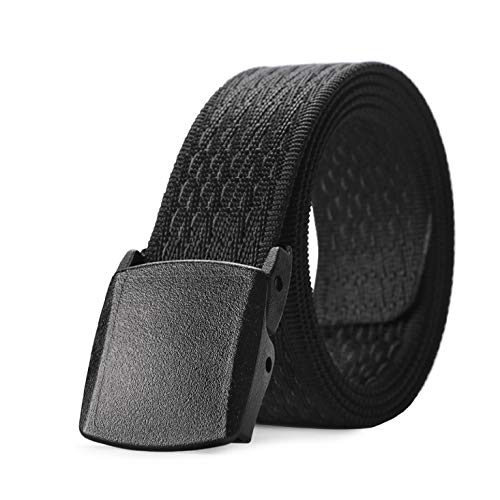 JASGOOD Nylon Canvas Breathable Military Tactical Men Waist Belt With Plastic Buckle