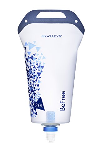 Katadyn BeFree 3.0L Water Filter, Fast Flow, 0.1 Micron EZ Clean Membrane for Personal or Small Group Camping, Backpacking or Emergency Preparedness (8019640)