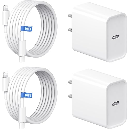 10FT iPhone 14 13 12 11 Charger, Long Charging Cable with 20W USB C Charger Block for iPhone 14/14 Pro/14 Pro Max/14 Plus/13/12/11/Xs Max/XR