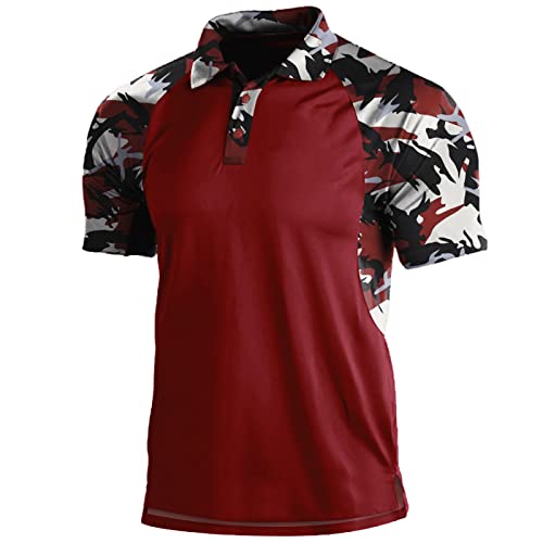 Men's Knit Short Sleeve Casual Polo Shirts Floral Button Up Shirts for Men Athletics Sweatshirt for Men Boys Tan Longsleeve Shirt Mens Pullover Hoodies Tank Tops Men Cotton Cooling Shirt